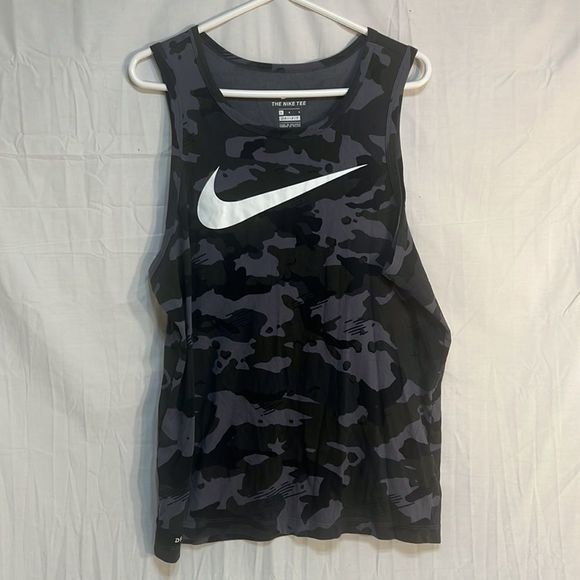 Nike Other - Nike DRI-fit camo mens large tank top T-shirt